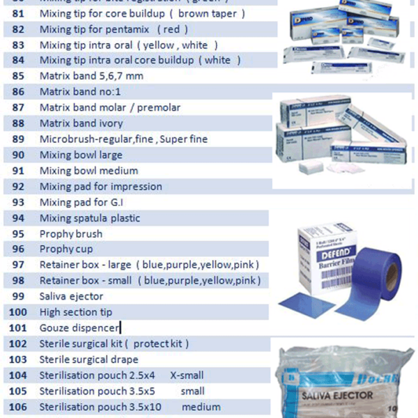 DENTAL DISPOSABLES Medline Bio Medical